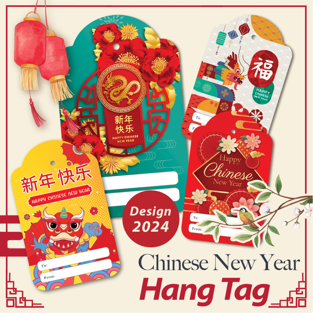 Jual [Isi 50] Hang Tag Imlek/ Hang Tag Chinese New Year | Shopee Indonesia