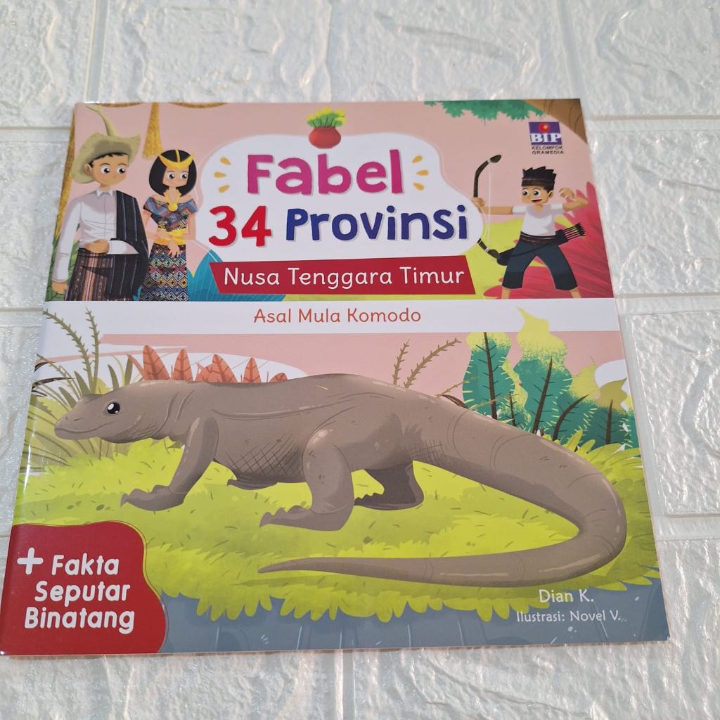 Jual Fabel Seri 34 Provinsi Nusa Tenggara Timur Asal Mula Komodo Buku ...