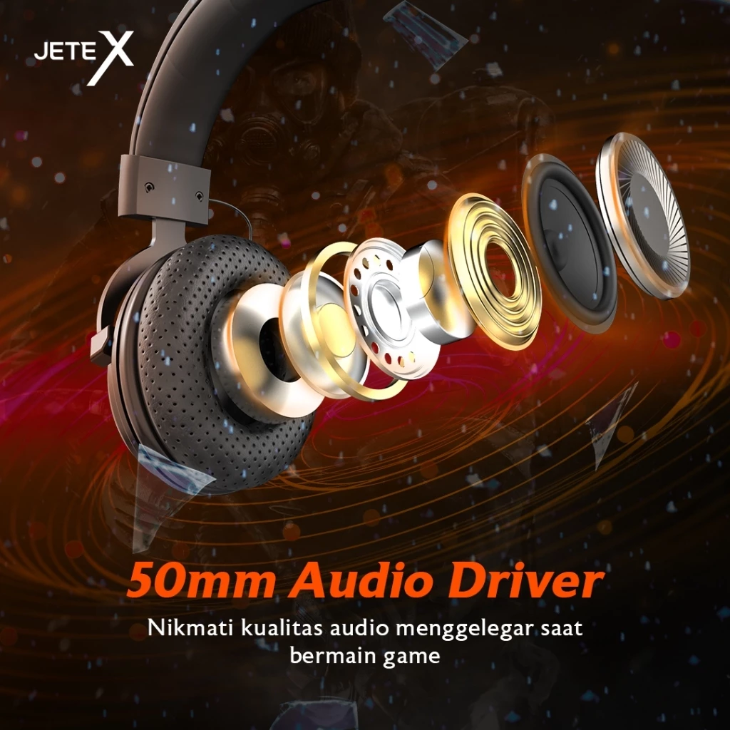 Headset Gaming Headphone Gaming Pro JETEX P2 - Garansi 2 Tahun