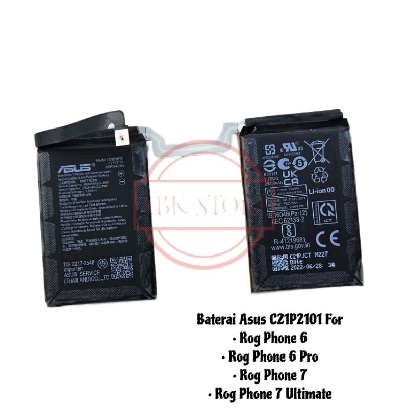 Jual Baterai Asus Rog Phone 6 / Pro / Rog Phone 7 / Ultimate C21P2101 ...