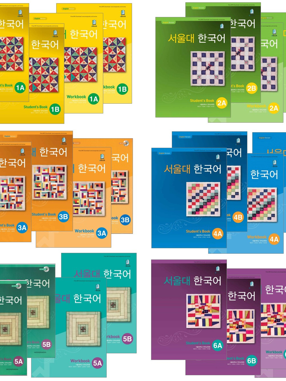 Jual 【SEOUL NATIONAL UNIVERSITY (SNU) KOREAN TEXT BOOK + WORKBOOK 1A 1B