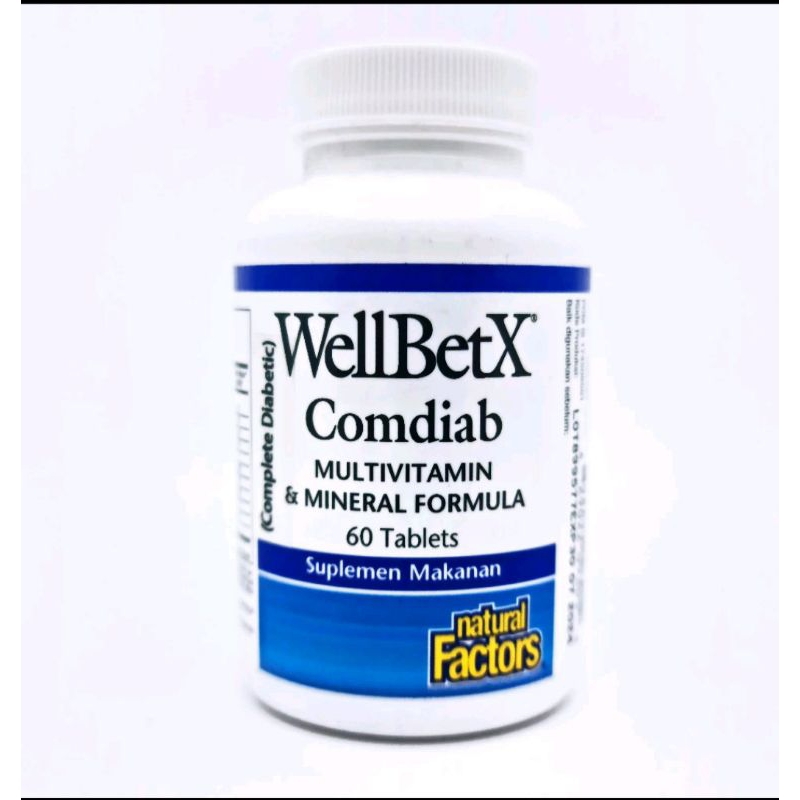 Jual WELLBETX NATURAL FACTOR MULTIVITAMIN 60 TABLET Shopee Indonesia