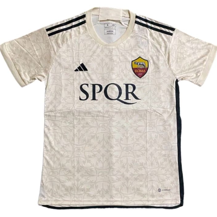 Jual Jersey Bola Grade Ori As Roma Away Sponsor Spqr 2023 2024 New