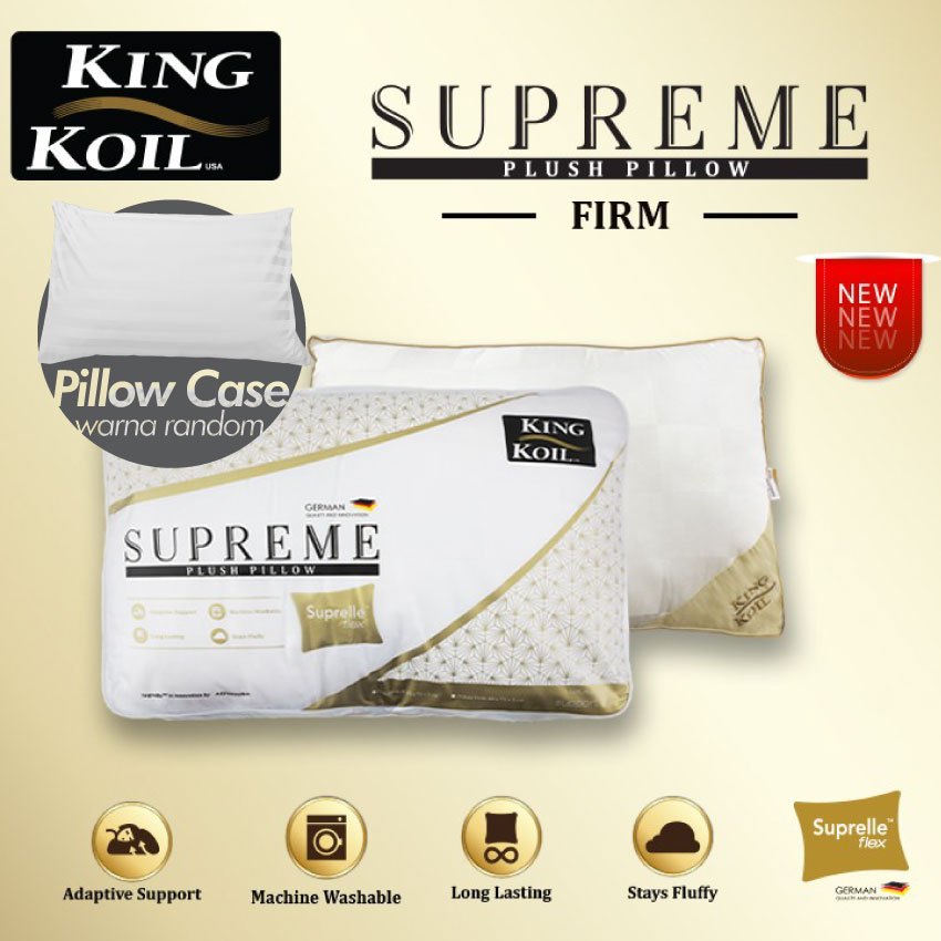 Jual bantal King Koil SUPREME PLUSH Pillow KingKoil Suprelle Flex