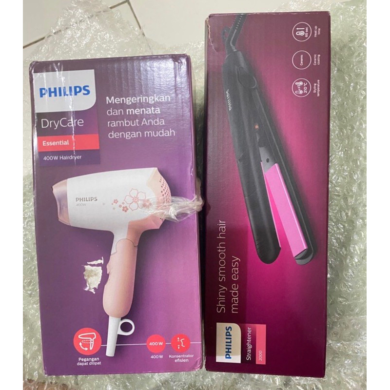 Geepas 3in1 hair dryer hair curler hair straightener combo set