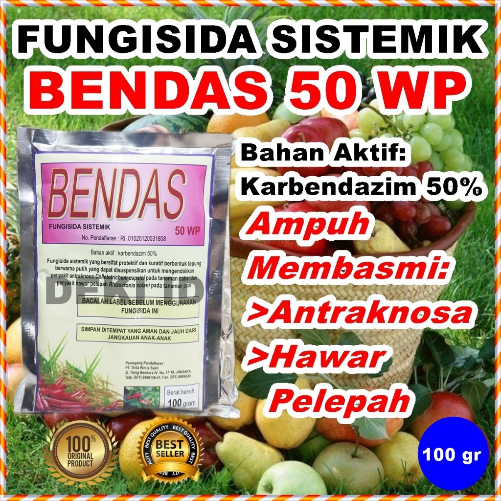 Jual Bendas Wp Gr Fungisida Sistemik Karbendazim Sulfur