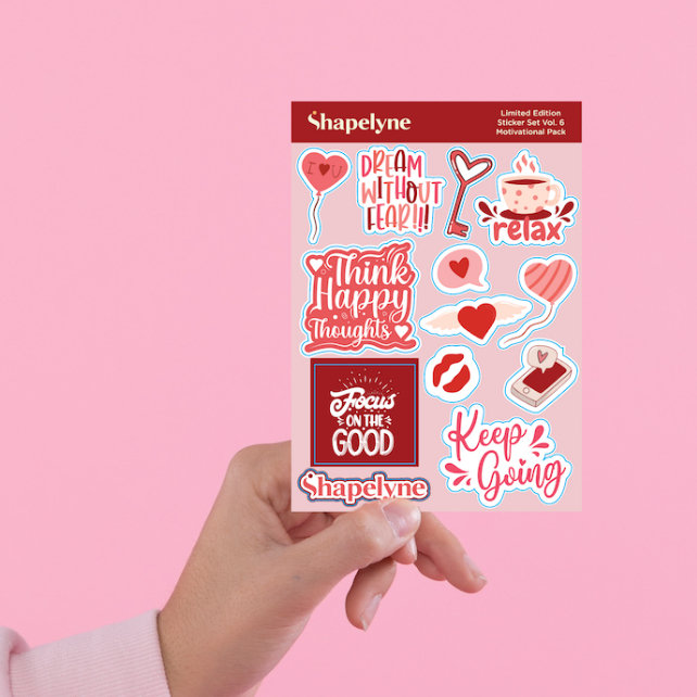 Jual SHAPELYNE Motivational Sticker Pack ( Holiday Version ) | Shopee ...