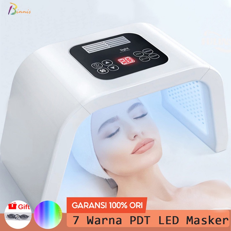 Jual Binnis Masker LED PDT Nano ganda Light Omega 7 Warna Lampu Spa ...