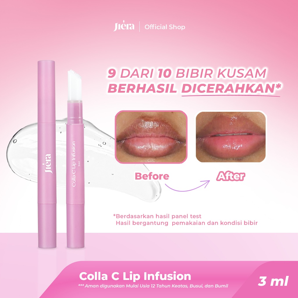 Jual JIERA Colla C Lip Infusion (Lip Essence) Bibir Cerah dan Lembab
