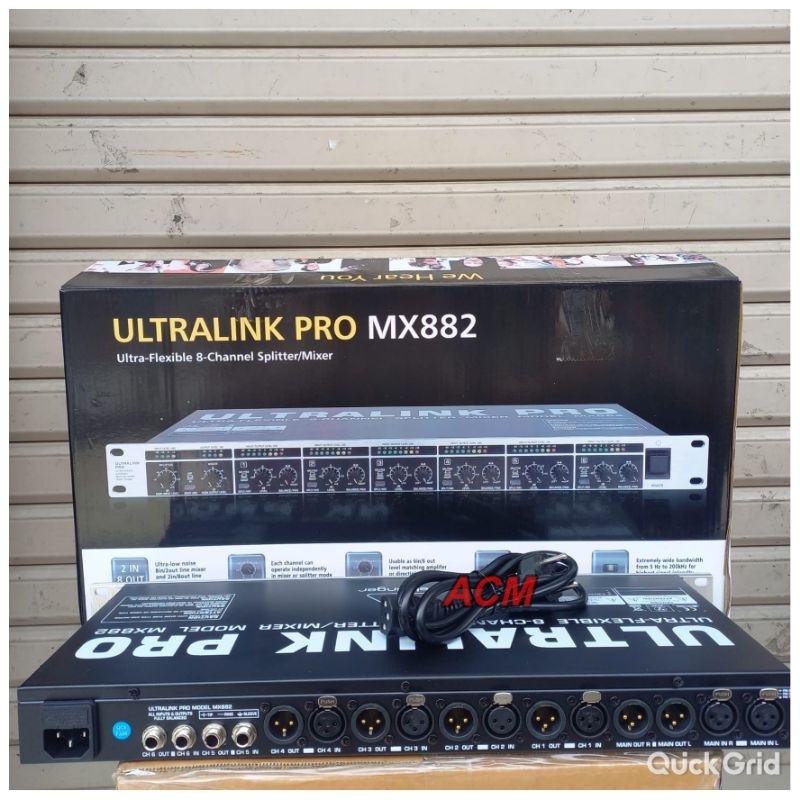 Jual BEHRINGER ULTRALINK PRO MX882 PLITER BEHRINGER MX 882 | Shopee ...