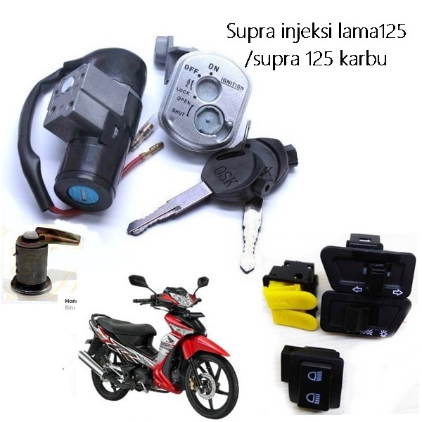 Jual Kunci Kontak Set Supra X R Supra X Batman Plus Saklar Set