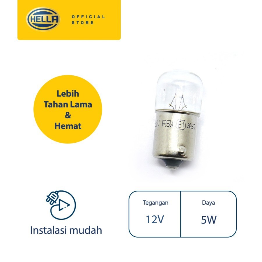 Jual Lampu Sein Mobil HELLA R5W 12V 5W BA15S K1 - Bohlam Mobil | Shopee ...