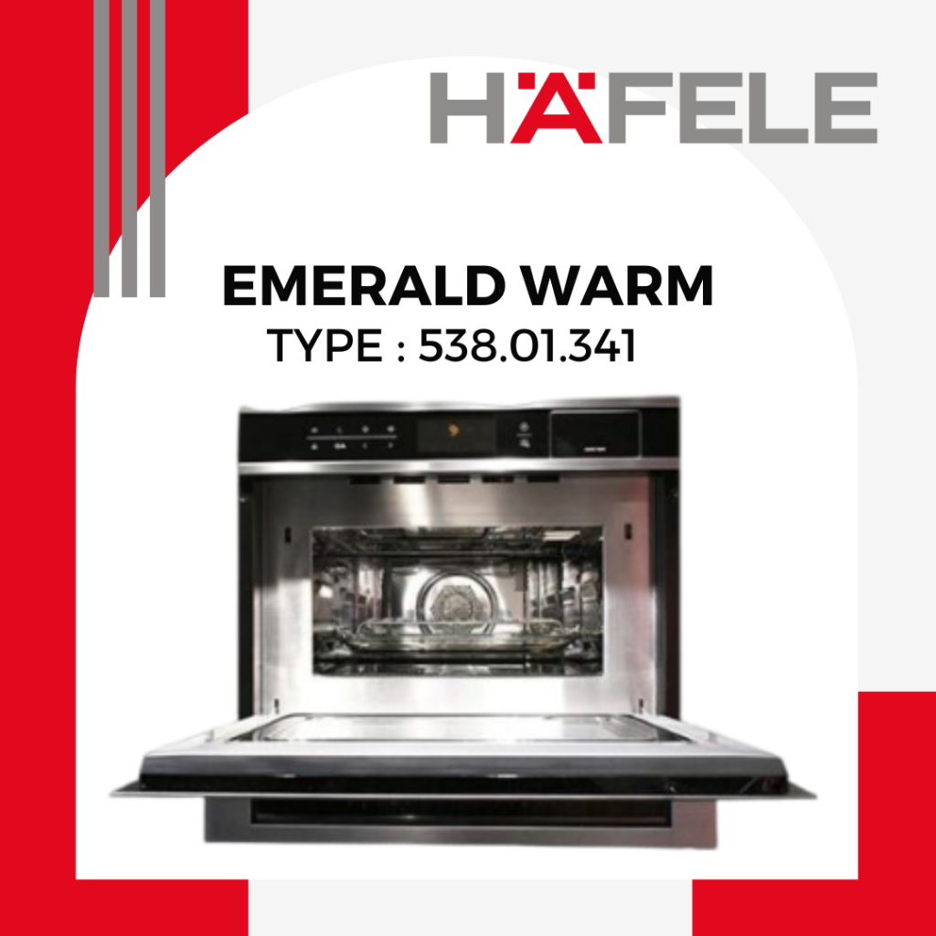 Jual Oven Tanam Listrik 34 liter Hafele Builtin Oven Steamer Emerald