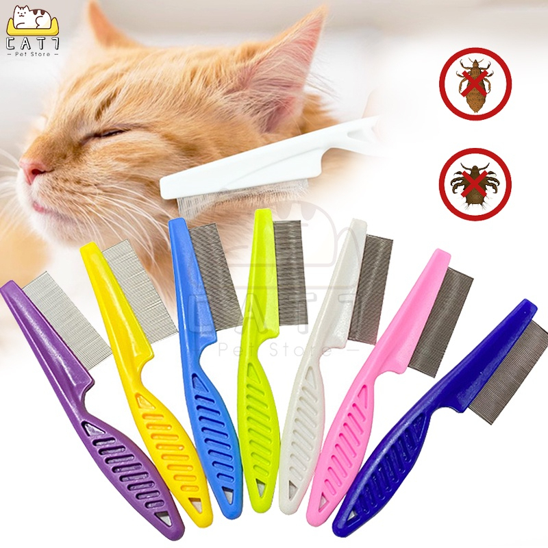 Jual Sisir Kutu Kucing Anjing Panjang Jarum Halus Premium Serit Kutu ...