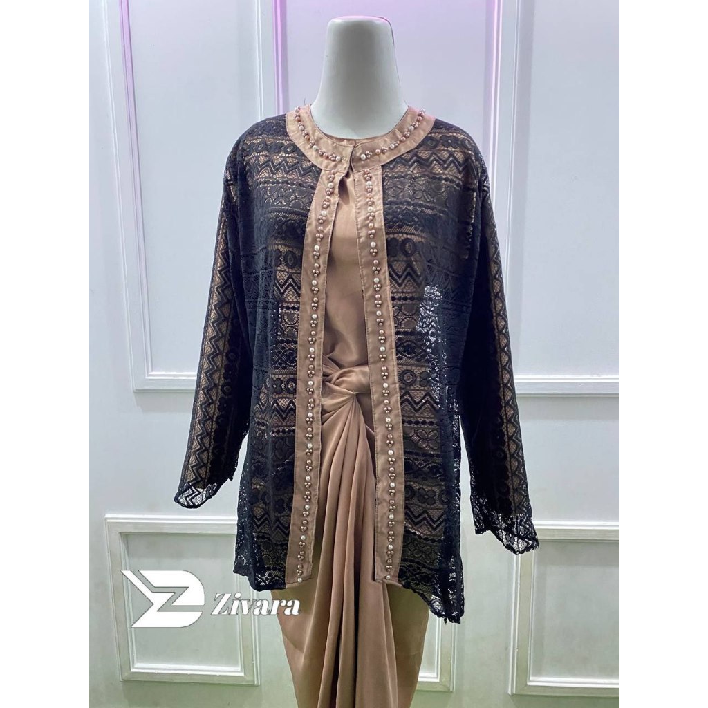 Jual ONESET SAKURA BRUKAT PREMIUM OUTFIT KONDANGAN SETELAN ROK LILIT ...