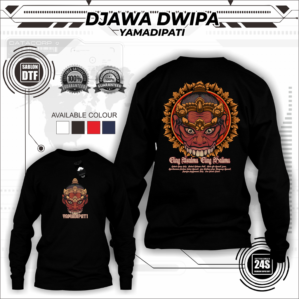 Jual Djawa Dwipa Kaos Wayang Yamadipati Pitutur Jawa Tulisan