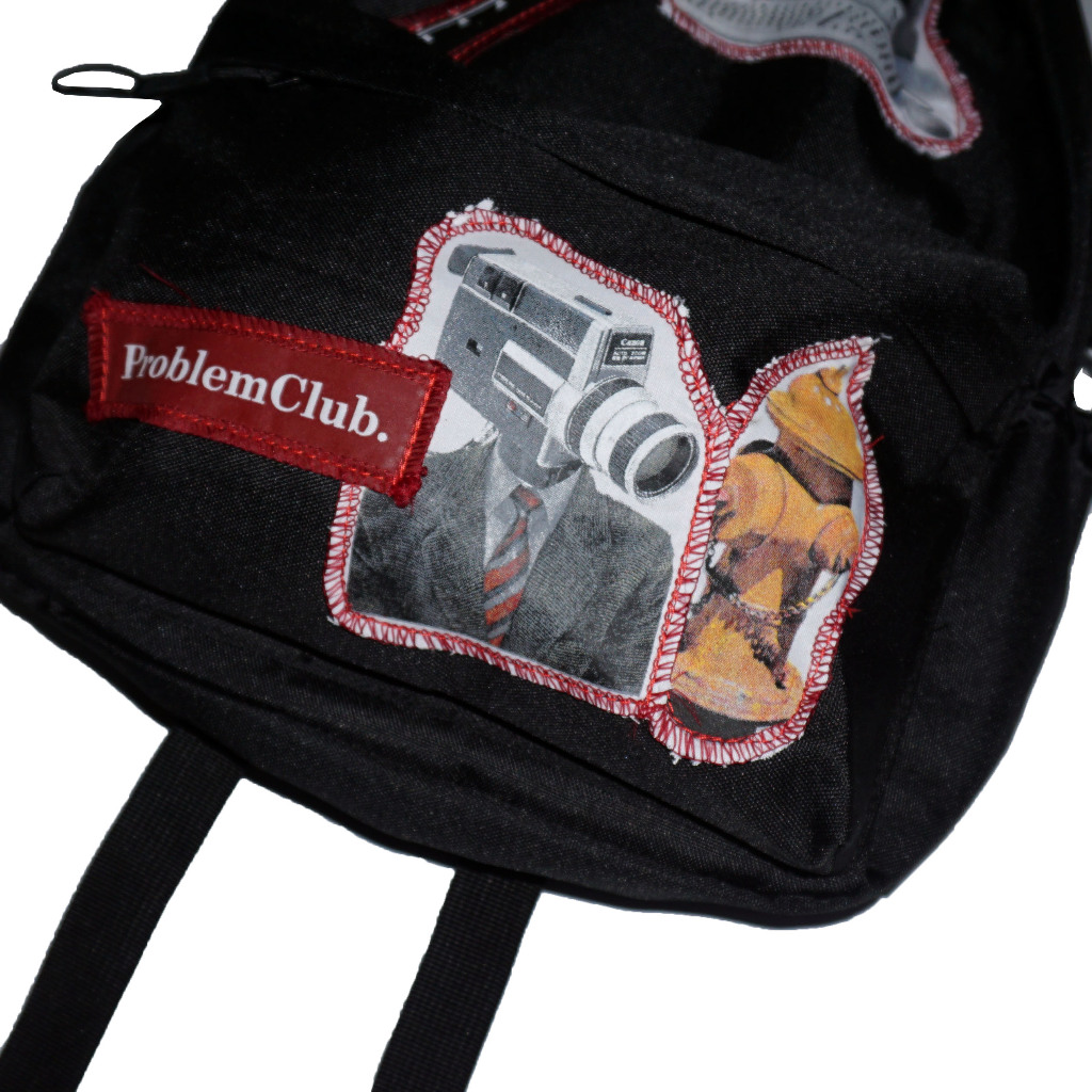 Jual Problem Club - Bagpack - Jekams - Black | Shopee Indonesia