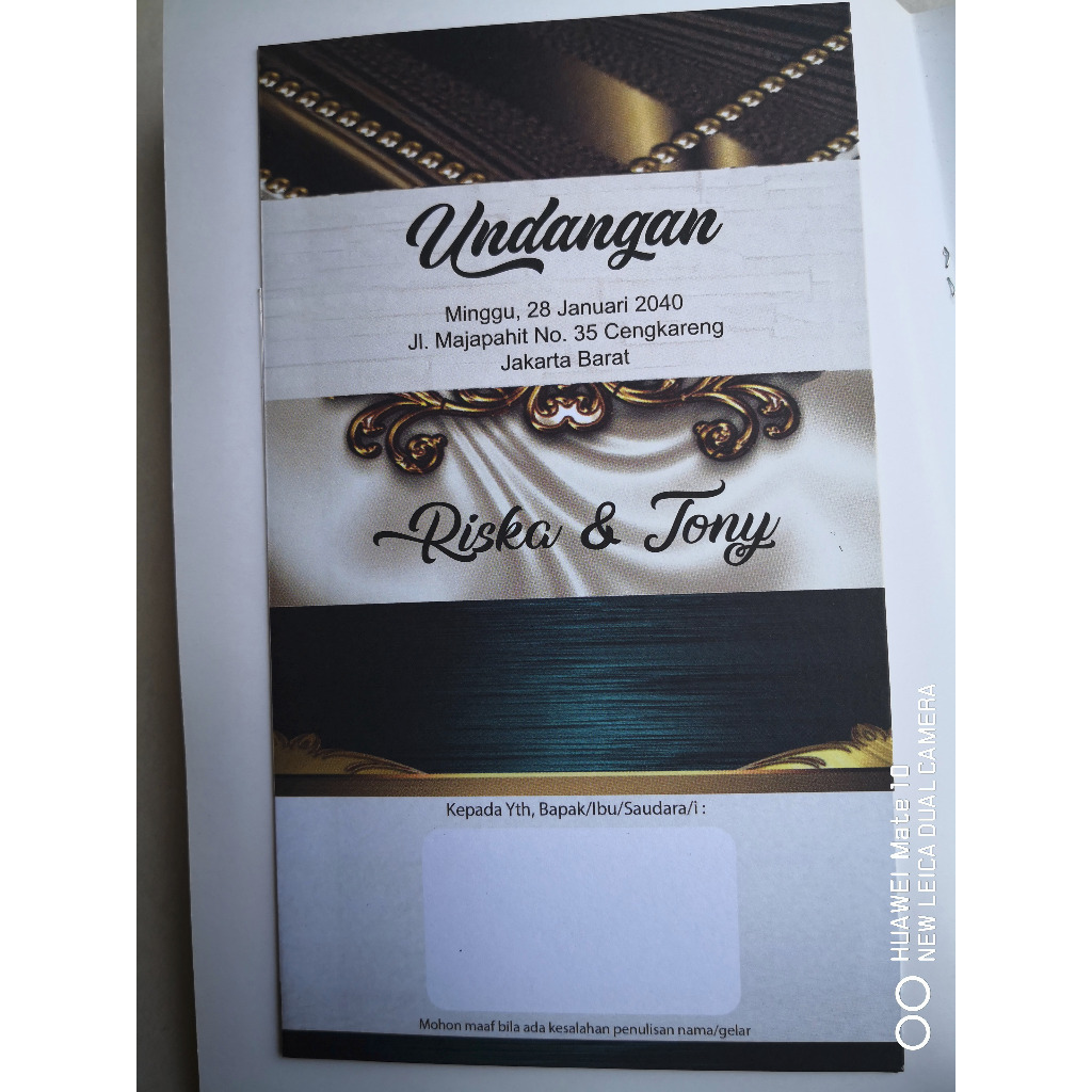 Jual undangan blangko pen trofik PT-10 | Shopee Indonesia