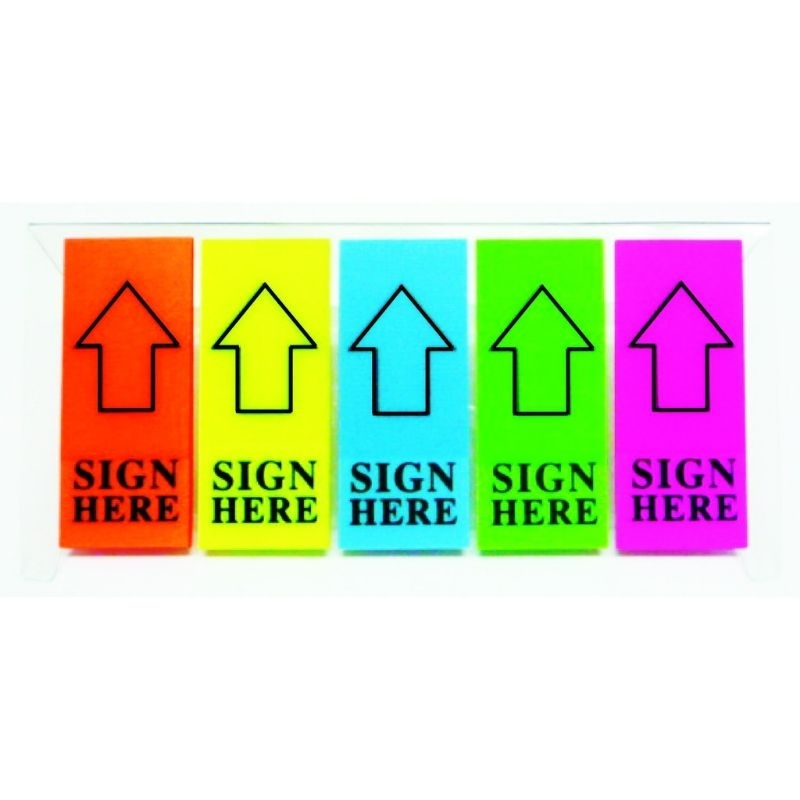 Jual Pronto Sign Here Plastik / Sticky Note / Stiker Penanda Tanda ...