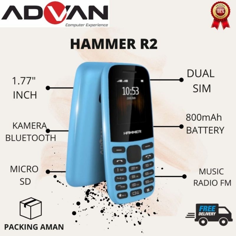 Jual Advan Hammer R2 Advan Termurah Garansi Resmi | Shopee Indonesia