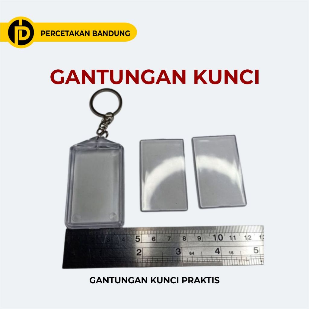 Jual Gantungan Kunci Akrilik 2 Sisi KOTAK Insert Paper PRAKTIS | Shopee ...