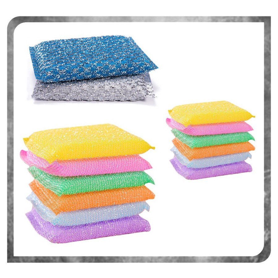 Jual SPONS CUCI PIRING METALIK / BUSA SPONS CUCI PIRING WARNA WARNI ...