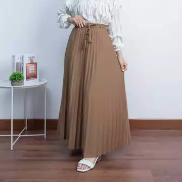 Rok Plisket Bahan Casebo Premium Standar Dan Jumbo