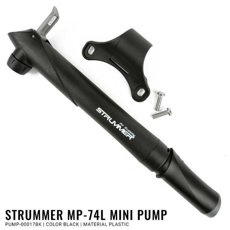Jual Pompa Sepeda Portable Strummer Mini Pump | Shopee Indonesia