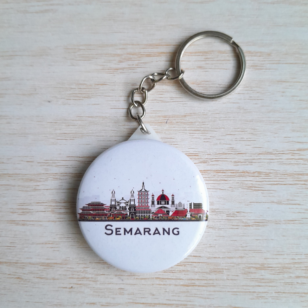 Jual SOUENIR OLEH-OLEH SEMARANG GANTUNGAN KUNCI/BROS/PIN/MAGNET ...