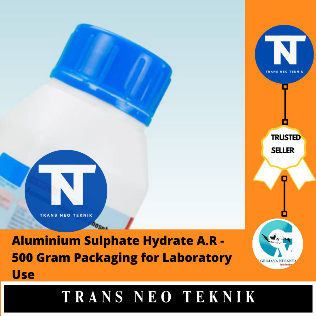 Jual Aluminium Sulphate Hydrate A.R 500 Gram Packaging for Laboratory
