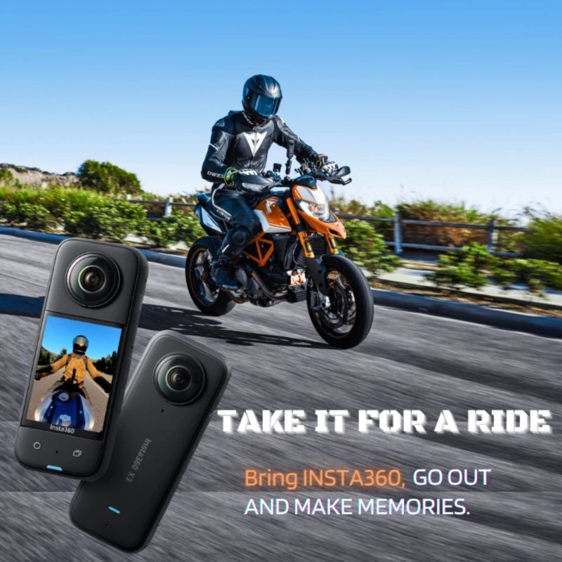 Insta360 X3 Motorcycle Kit 本体 バイク撮影キット