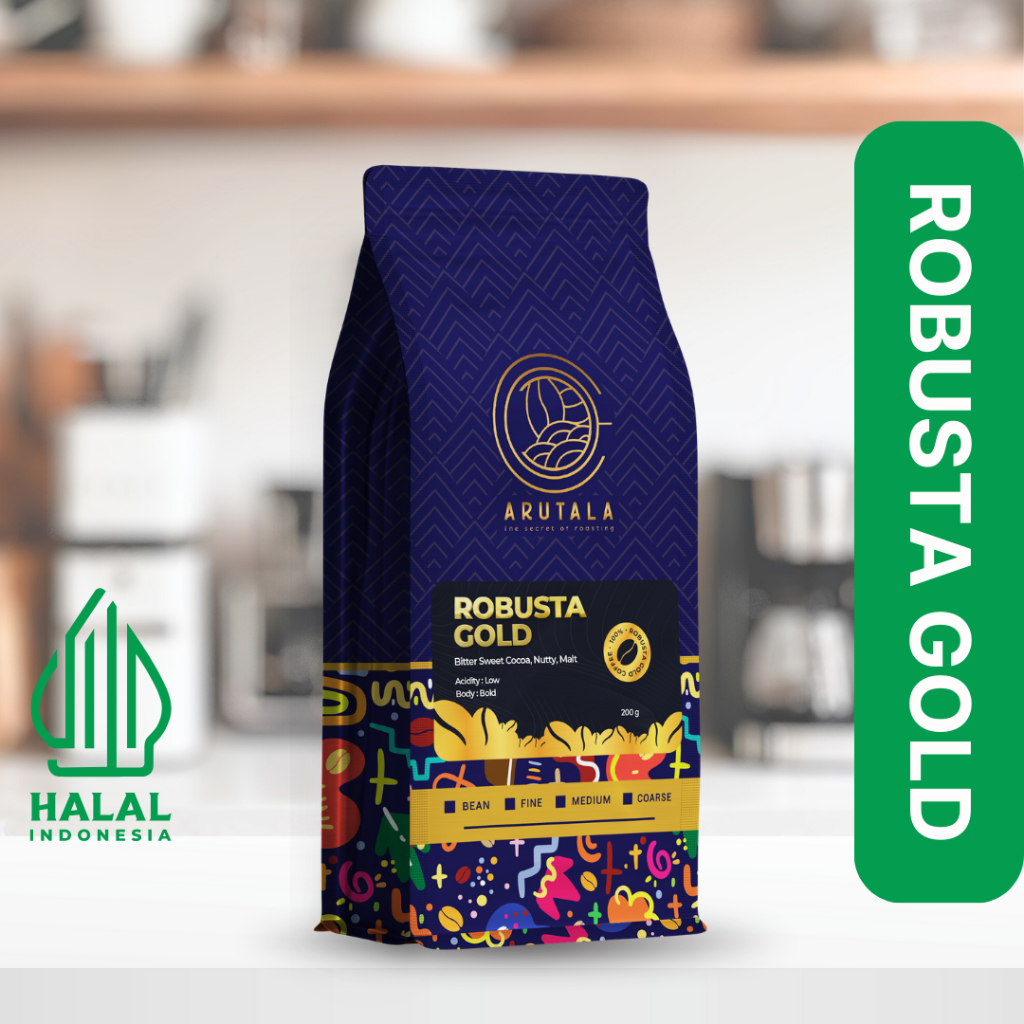 Jual ARUTALA Kopi Robusta Gold 200 gram | Shopee Indonesia