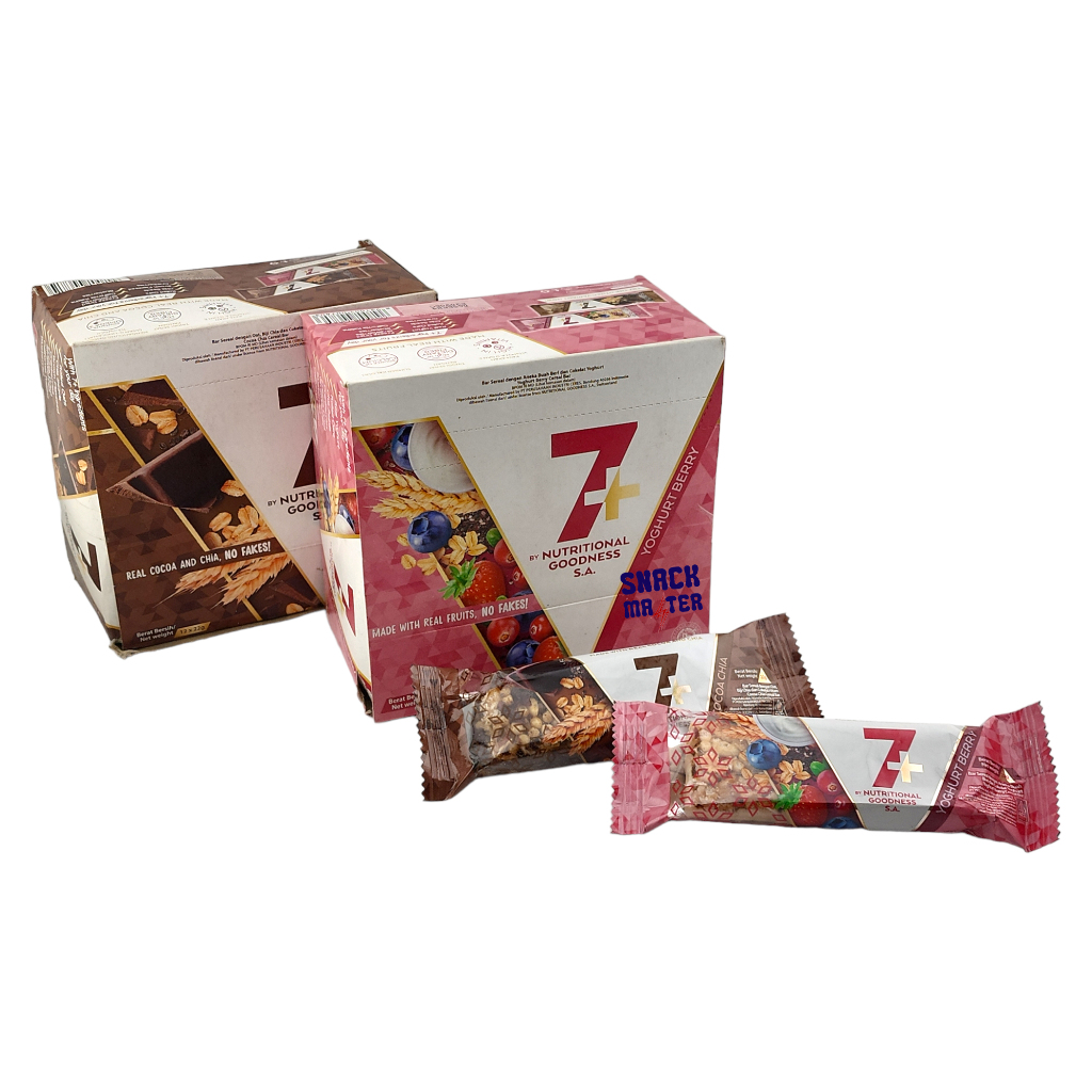 Jual 7+ Snack Bar Oat Bar Sereal - Netto 12 Bks x 22 gr | Shopee Indonesia