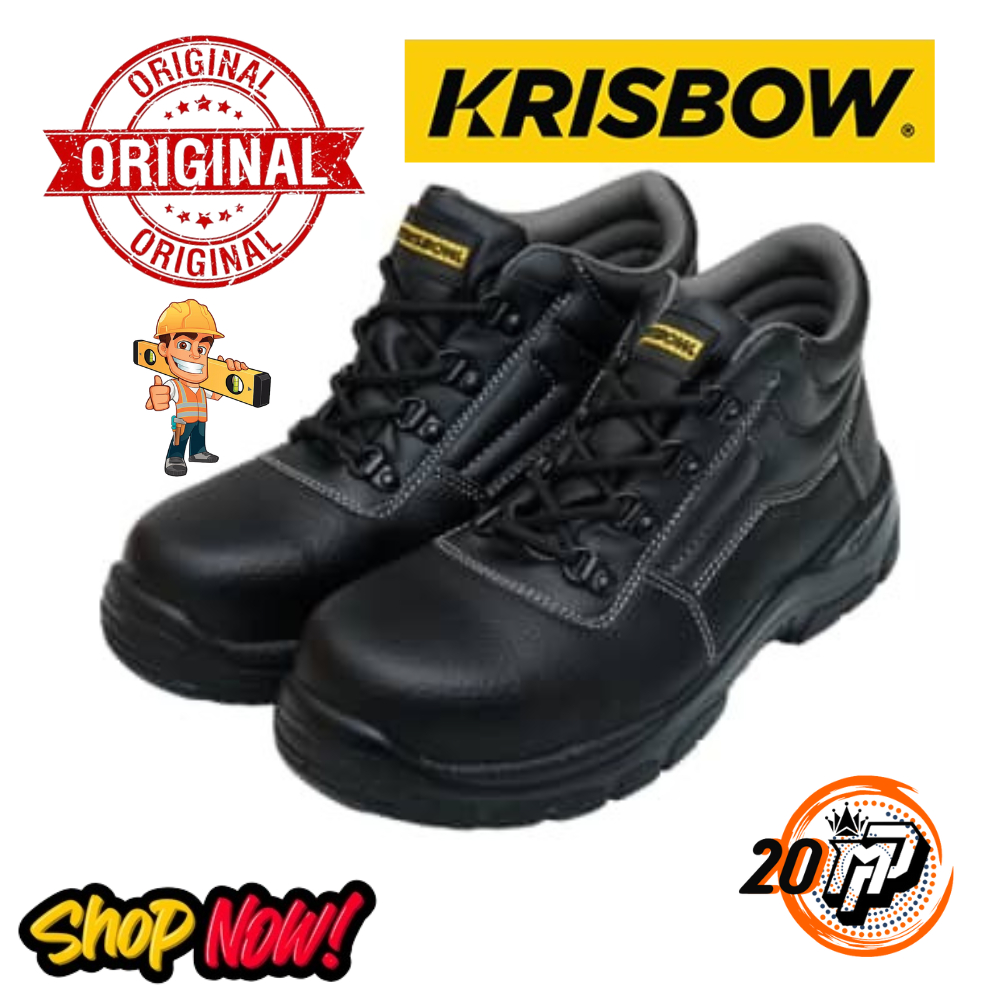 Jual Sepatu Safety Sepatu Pengaman Hercules 6 Inch Krisbow Shopee