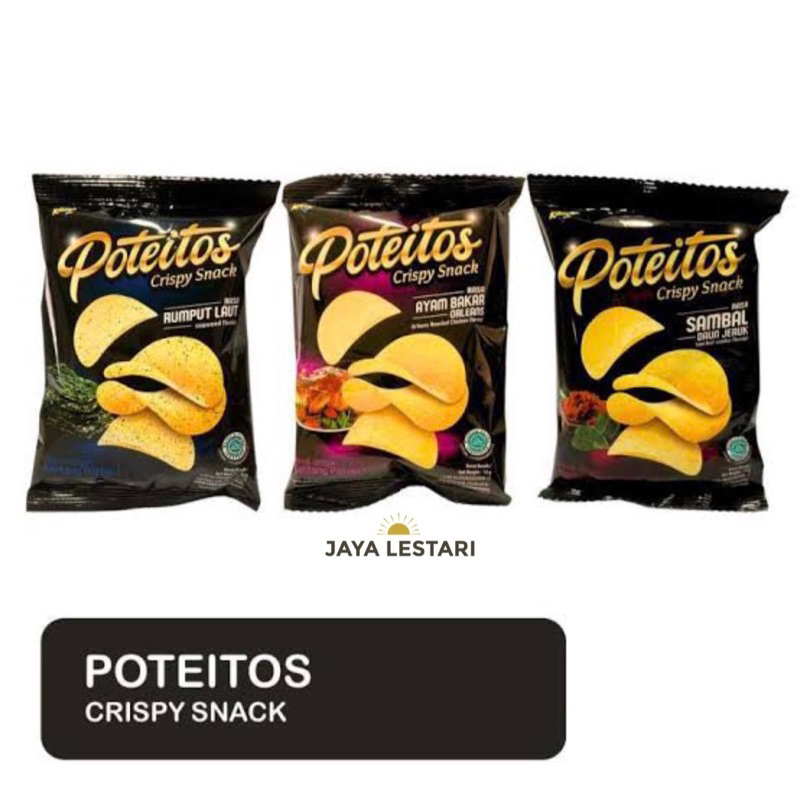 Jual Poteitos Crispy Snack (12g) (3 Varian Rasa) | Shopee Indonesia