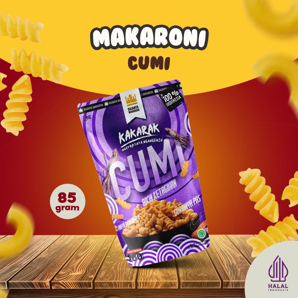 Jual Kakarak - Makaroni Rasa Cumi - Cemilan Makaroni Goreng - 85gr ...