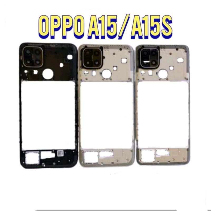 Jual TULANG BEZZEL BEZEL OPPO A15 / A15S TULANG RANGKA BACKDOOR TUTUP ...