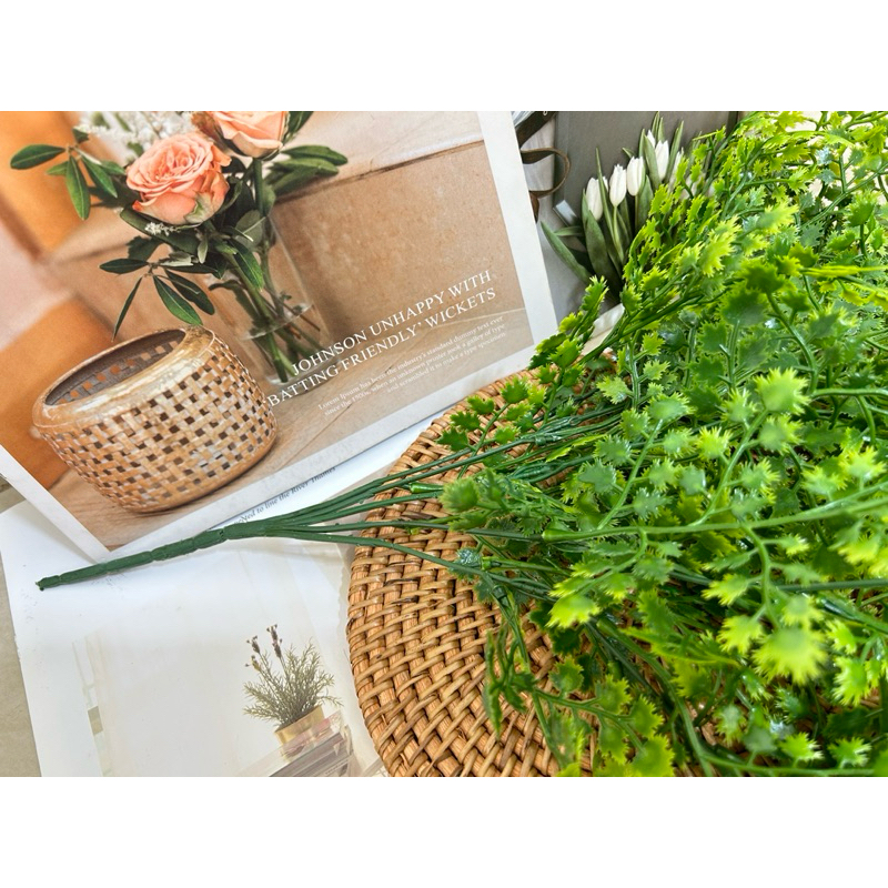 Jual Daun Rambat Juntai Pakis Artificial Daun Juntai Cemara Hias ...