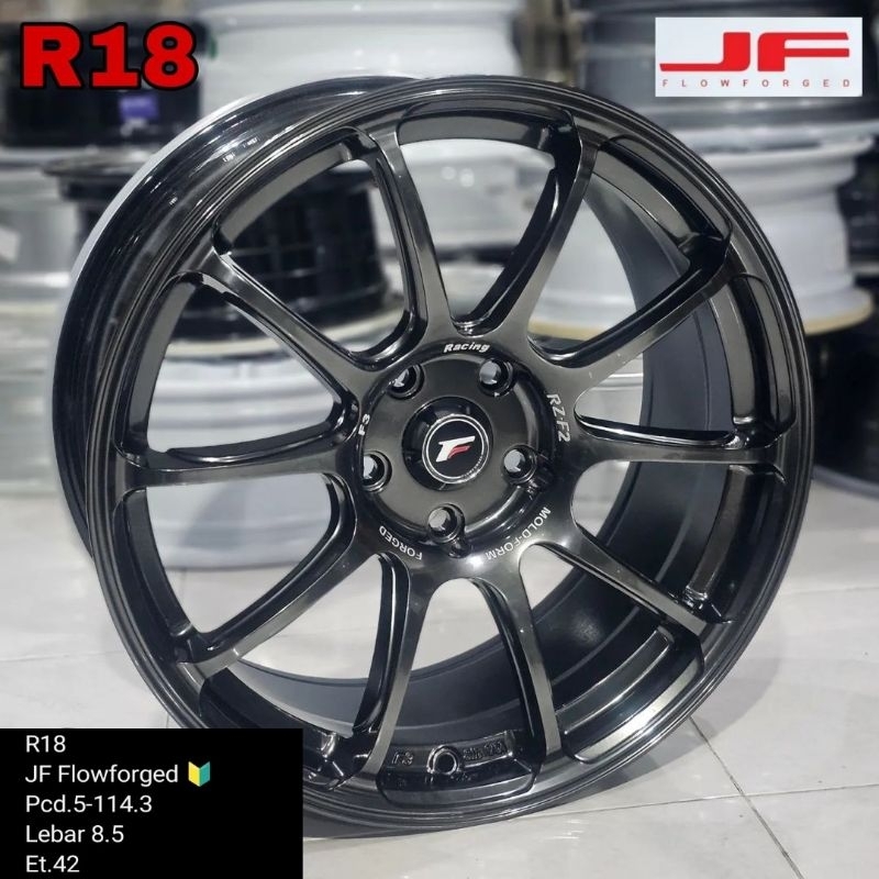 Jual velg mobil ze40 flow forming ring 18 lebar 8,5 et42 untuk hrv ...