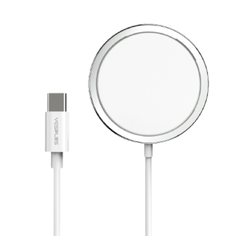 Jual is Magsafe Charger YESPLUS YS89 Magsafe 15W TypeC Plug Wireless