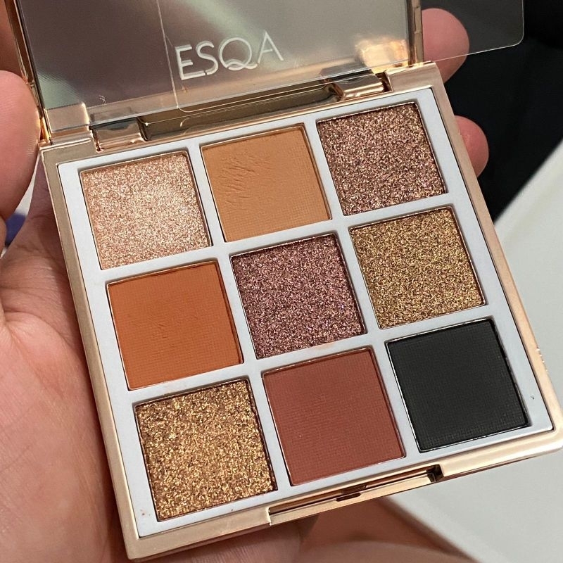 Jual ESQA Goddess Eyeshadow Palette Bronze Preloved Shopee Indonesia