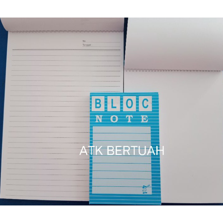 Jual Baru BLOC BLOCK NOTE BUKU NOTES BUKU NOTA SOBEK ATAS BESAR SEDANG ...