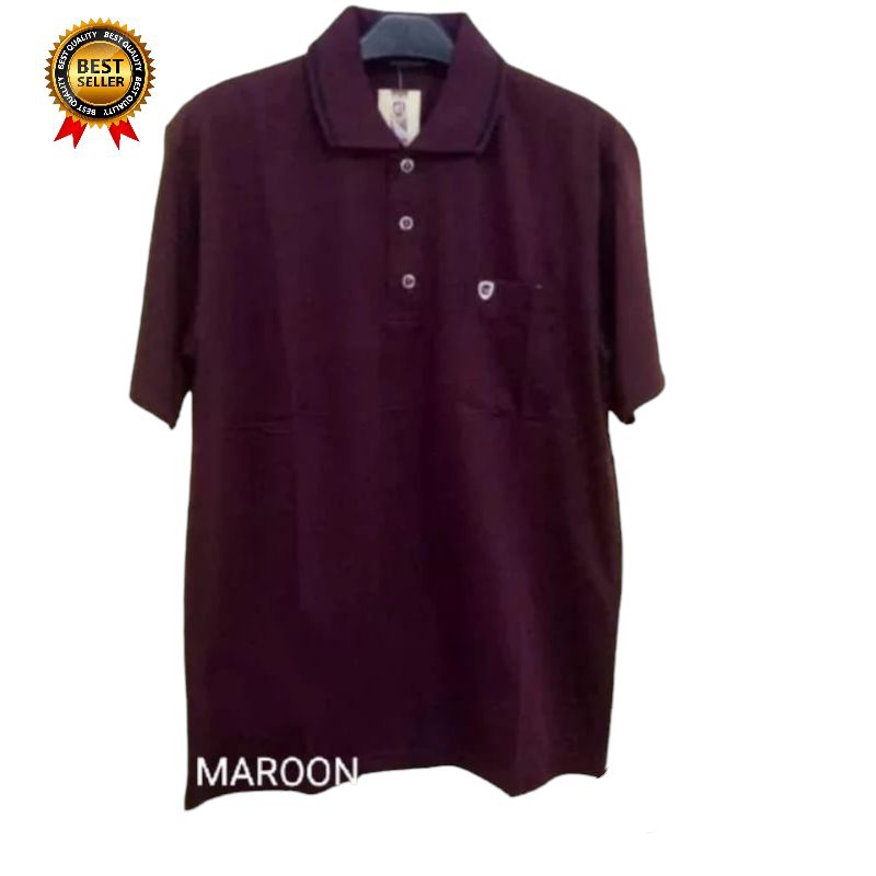 Jual Kaos Kerah Wangky/kerah Polo Shirt Katun TC/kaos Kerah Saku ...