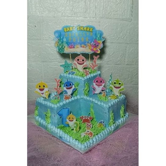 Jual KUE ULANG TAHUN BABY SHARK | Shopee Indonesia