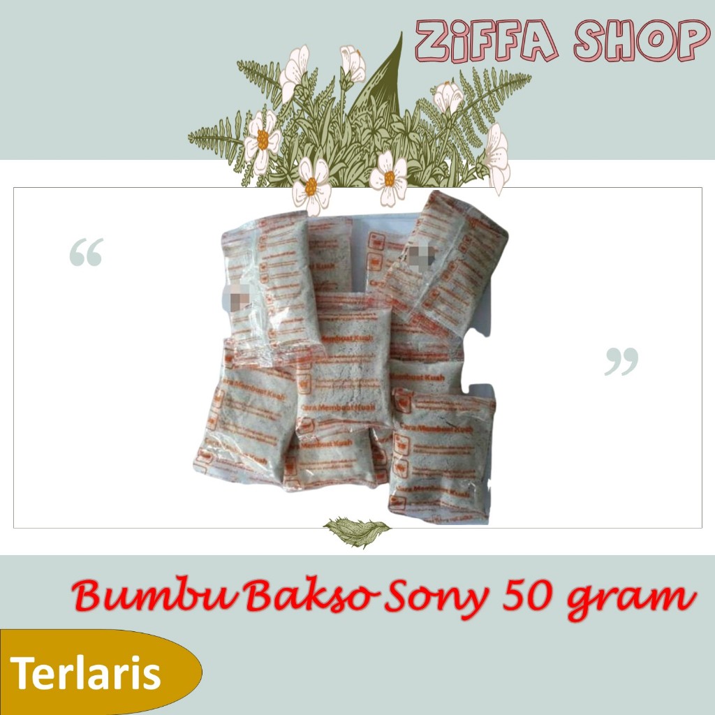 Jual Bumbu Bakso Sony Baso Soni Son Haji Lampung Shopee Indonesia