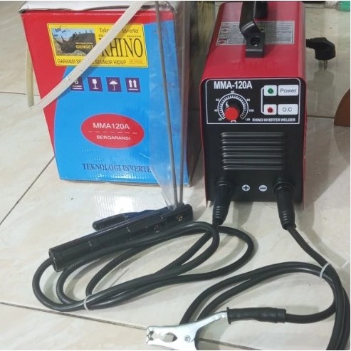 Jual Mesin Travo Las Listrik Inverter Rhino 120A Merah 900 Watt ...