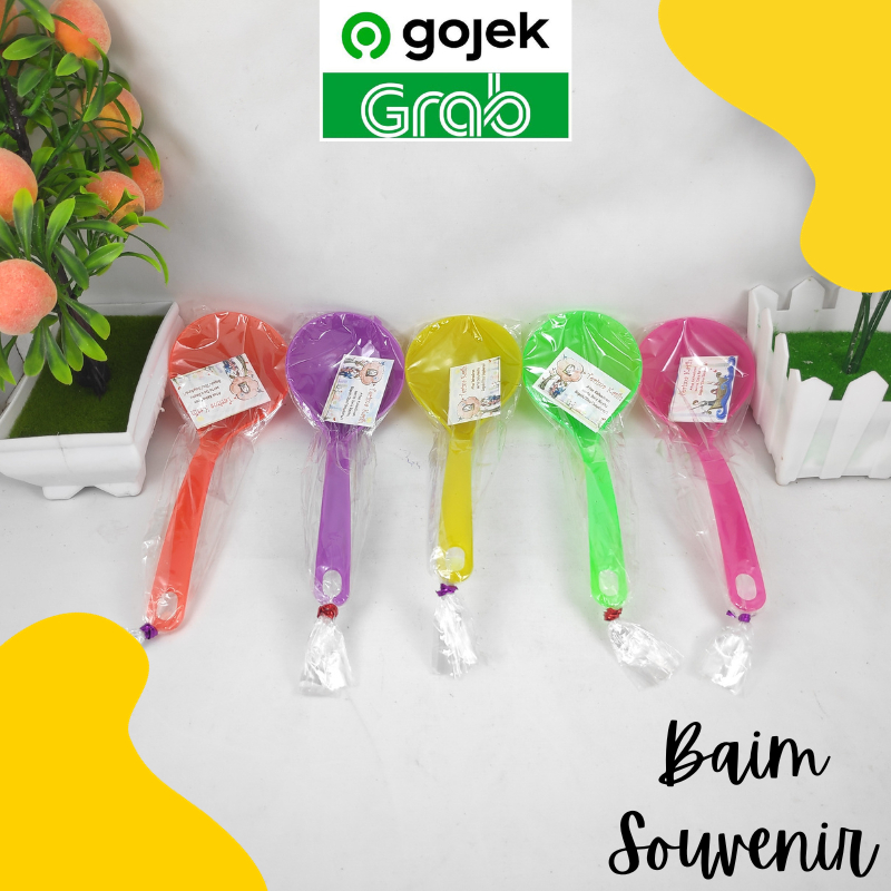 Jual Souvenir Pernikahan Khitanan 1 Pcs Centong Sayur Irus Kemasan Plastik Shopee Indonesia 8547