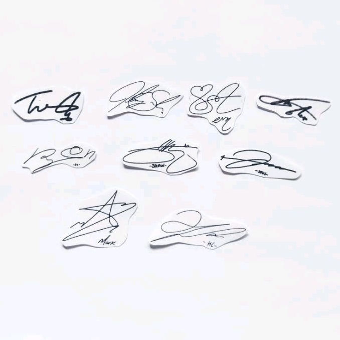 Jual STIKER TTD NCT 127 / NCT SIGNATURE STICKER TRANSPARENT / STIKER ...