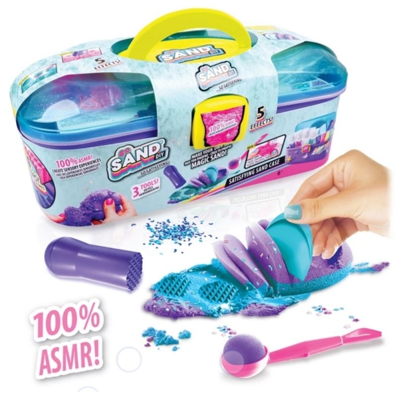 SHOT CASE - SO DIY - So Sand - 2 pots de sable magique - Jeux