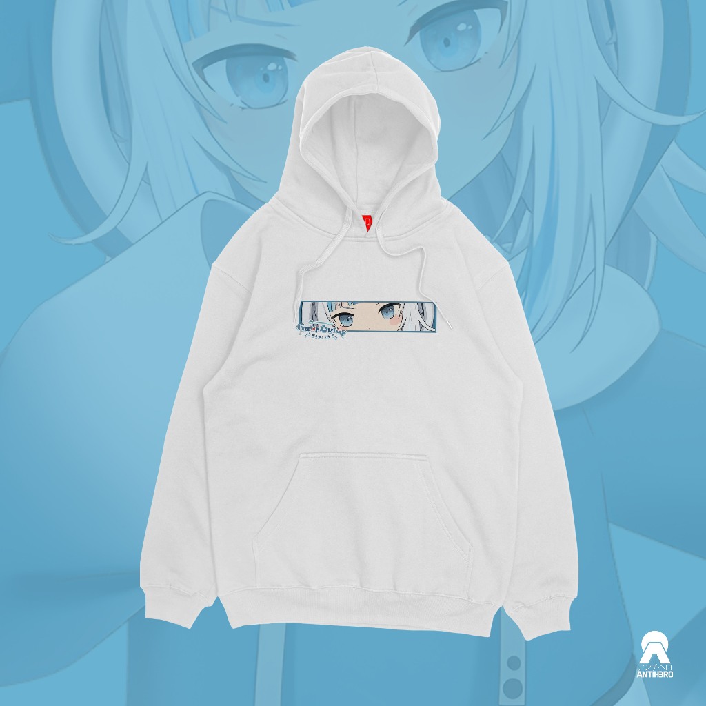 Jual Hoodie Gawr Gura Shark Hololive Holo EN Myth Vtuber Streamer